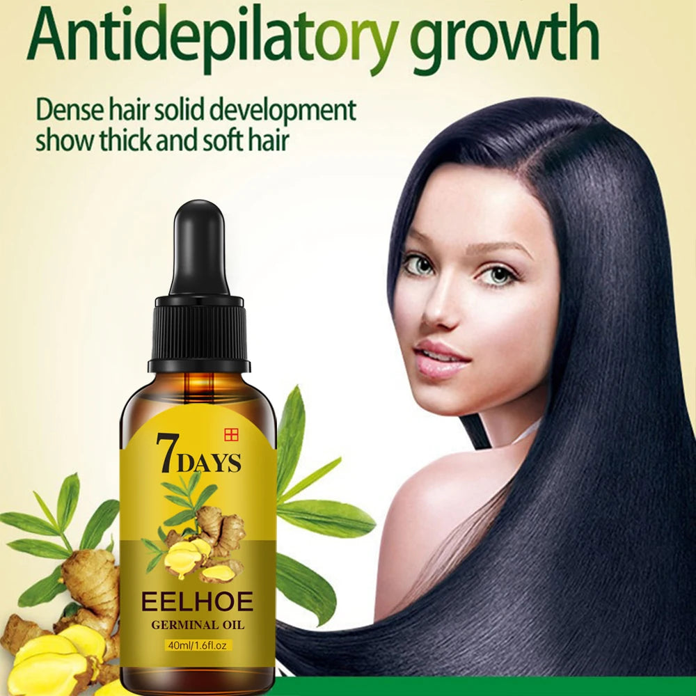 Hair Ginger Essential Germinal Oil Moisturizing & Nourishes Strengthen Hair Roots Scalp Treatment Hair Care