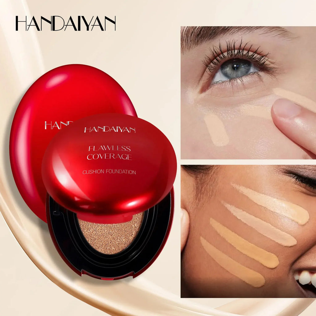 Korean Air Cushion Foundation - Light Natural Moisturizing Concealer Whitening Oil-Control Women's Long-lasting Makeup Base