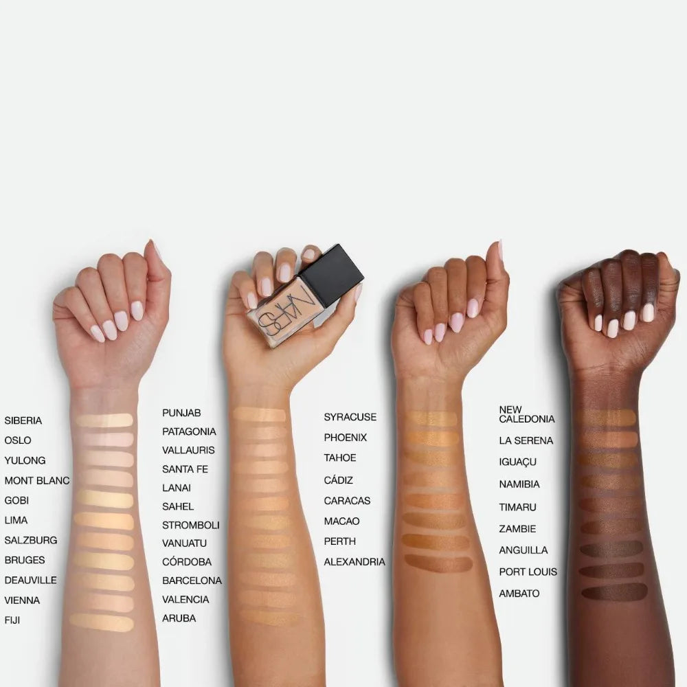 NARS Square Bottle Foundation Make-up Smooth Oil Control Light Reflecting Skin Improving Medium Coverage Liquid Foundation
