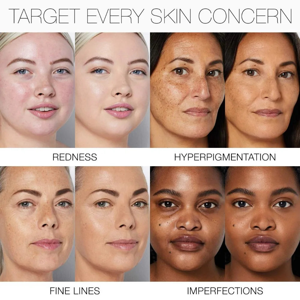 NARS Square Bottle Foundation Make-up Smooth Oil Control Light Reflecting Skin Improving Medium Coverage Liquid Foundation