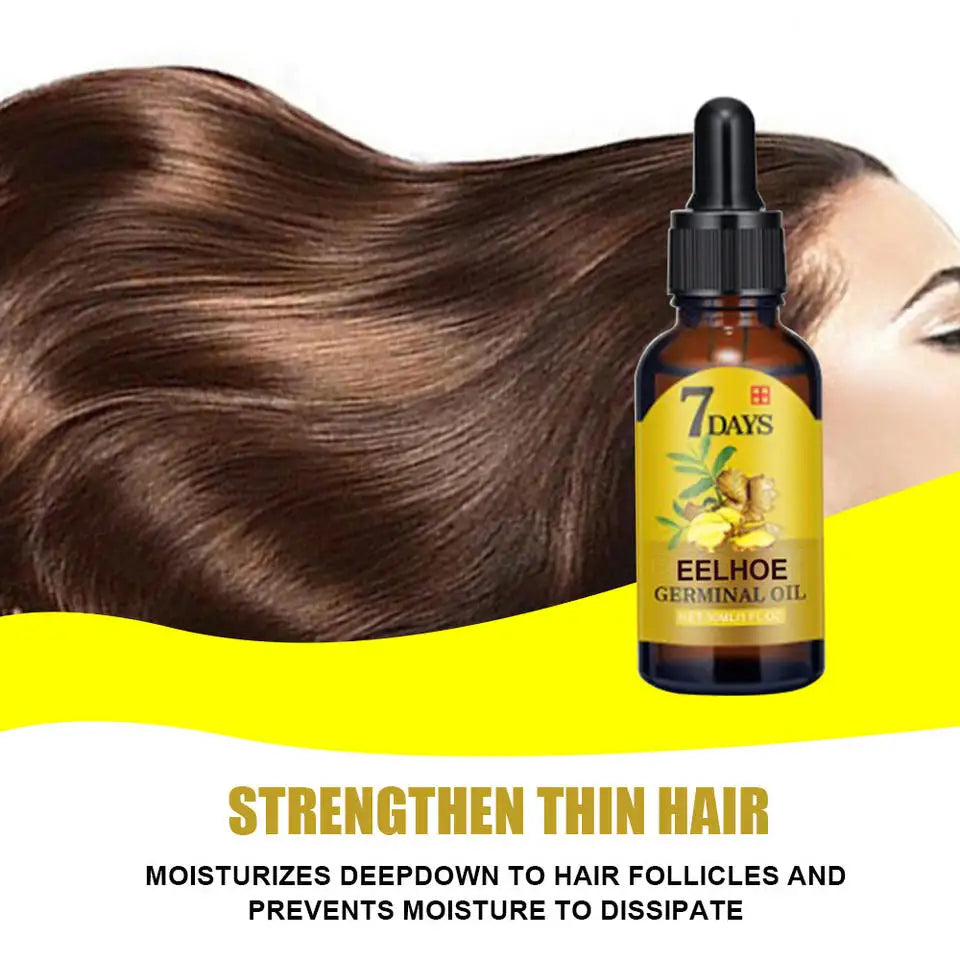 Hair Ginger Essential Germinal Oil Moisturizing & Nourishes Strengthen Hair Roots Scalp Treatment Hair Care