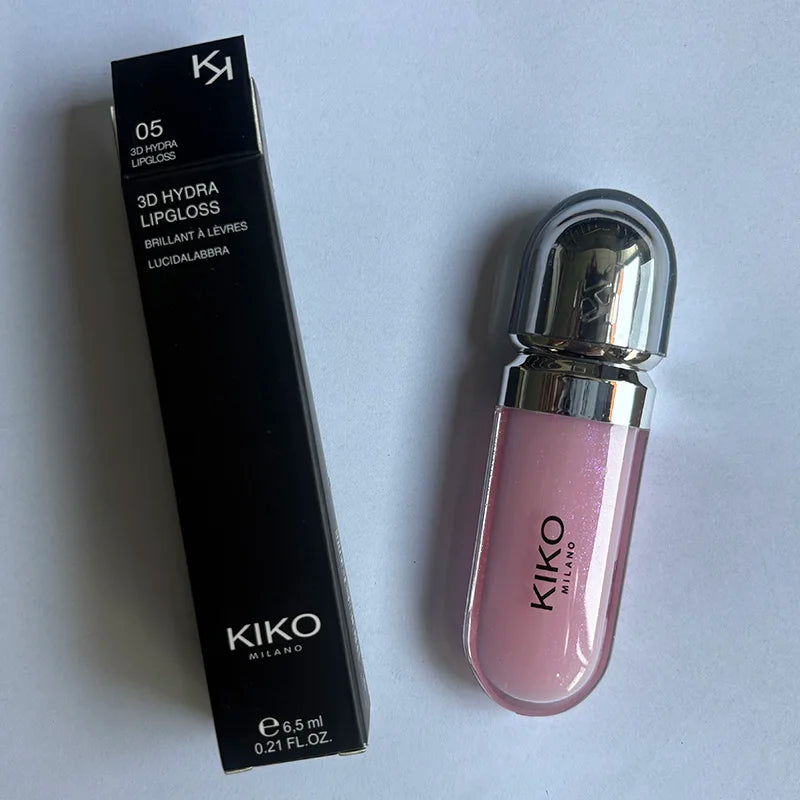 Kiko 3D Liquid Lip Glaze Transparent Lip Gloss Mirror Lipstick Nourishing Glossy Full Lips Not Fading Milk Tea Bean Paste Makeup