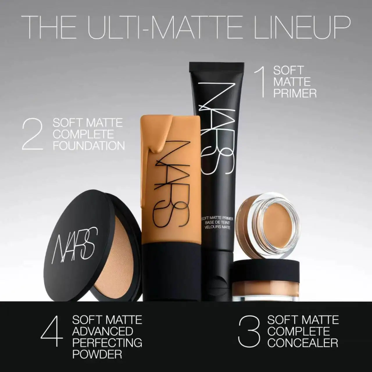 NARS Soft Matte Complete Full Coverage Longwear Concealer with Hyaluronic Acid, Full Coverage Blemishes Dark Circles and Pores