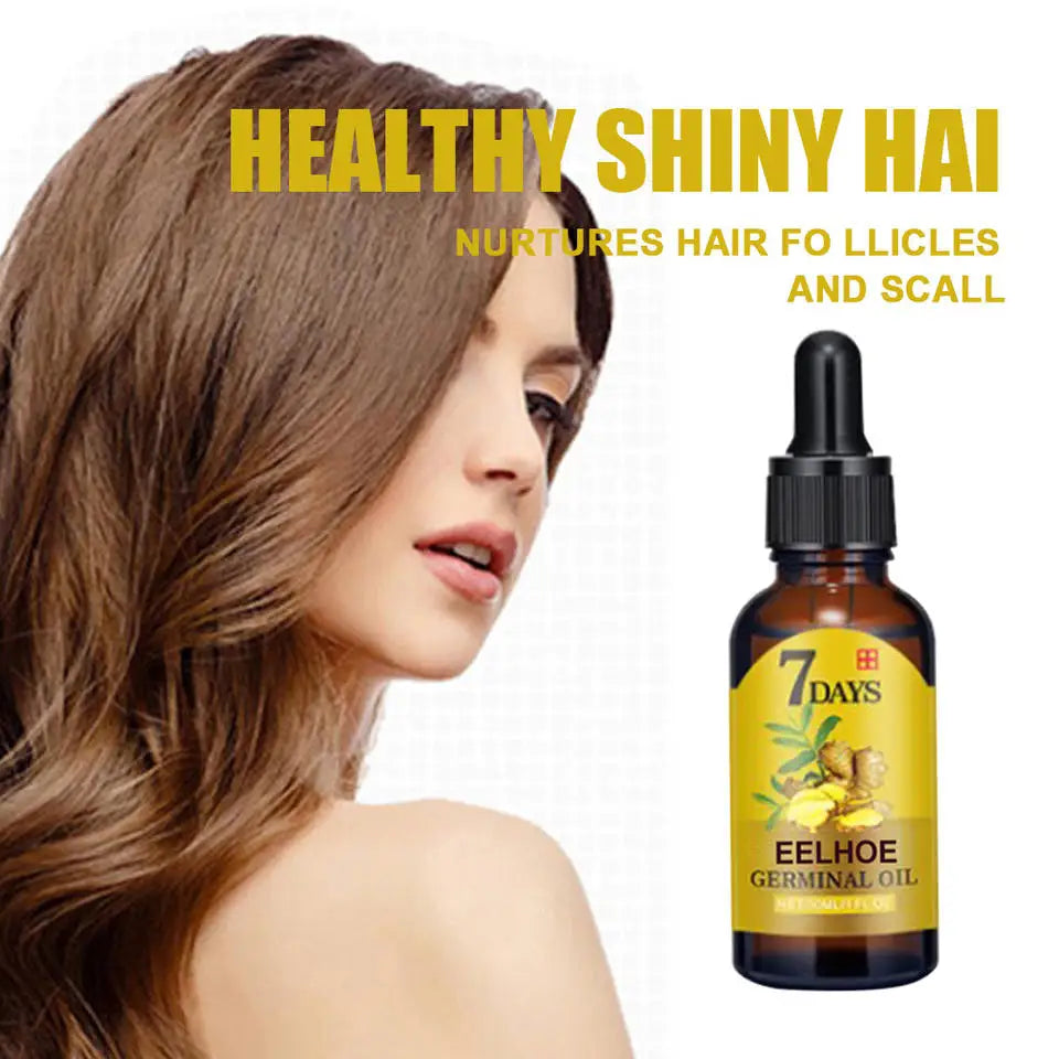 Hair Ginger Essential Germinal Oil Moisturizing & Nourishes Strengthen Hair Roots Scalp Treatment Hair Care