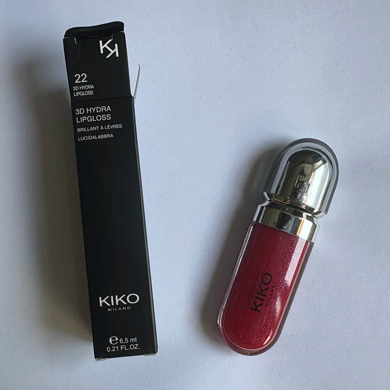 Kiko 3D Liquid Lip Glaze Transparent Lip Gloss Mirror Lipstick Nourishing Glossy Full Lips Not Fading Milk Tea Bean Paste Makeup