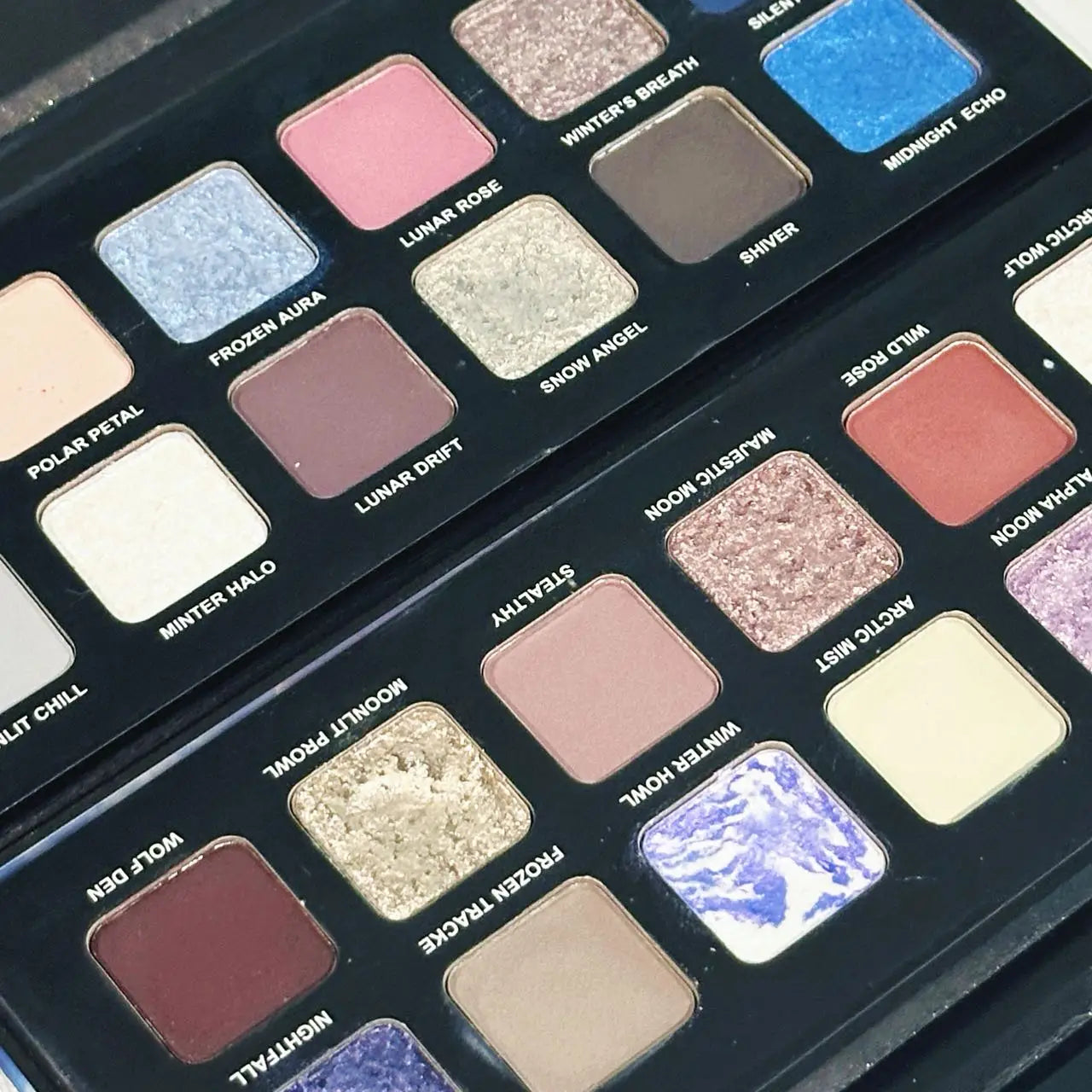 Twelve-Color Eyeshadow Palette Smooth Matte And Shiny Finish Pastel Blue Contrast High-Intensity Cosmetics Daily Smoky Eye Holiday Gift