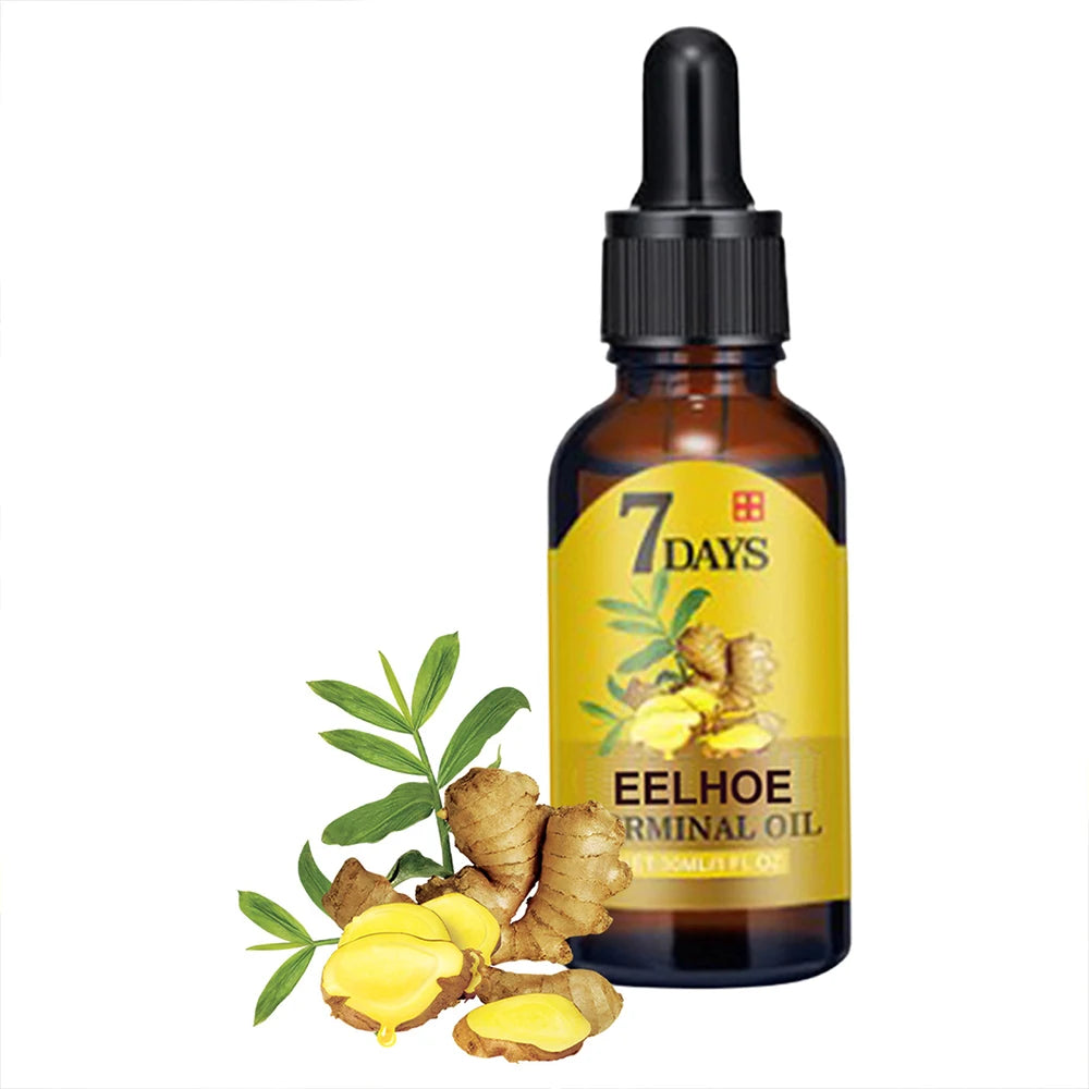 Hair Ginger Essential Germinal Oil Moisturizing & Nourishes Strengthen Hair Roots Scalp Treatment Hair Care