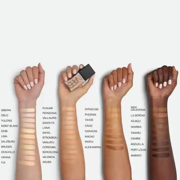 NARS Square Bottle Foundation Make-up Smooth Oil Control Light Reflecting Skin Improving Medium Coverage Liquid Foundation
